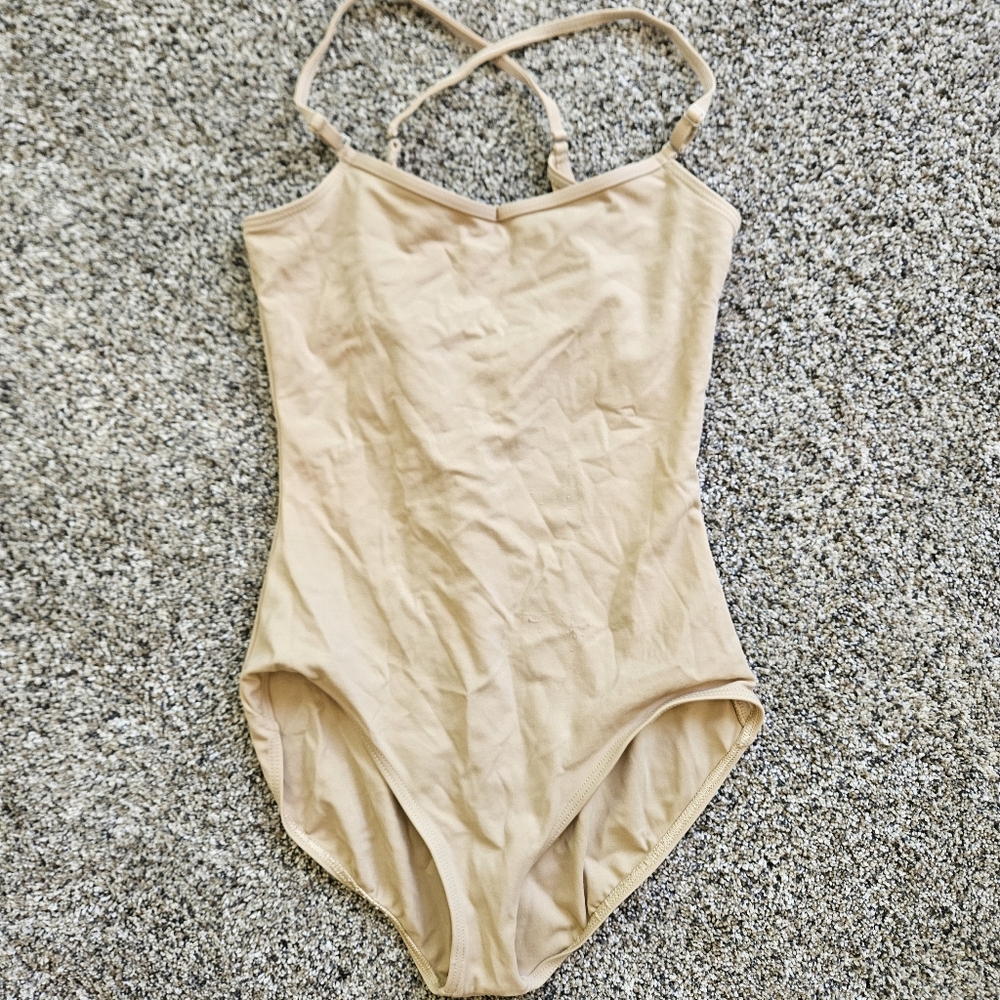 Tan Adjustable Leotard